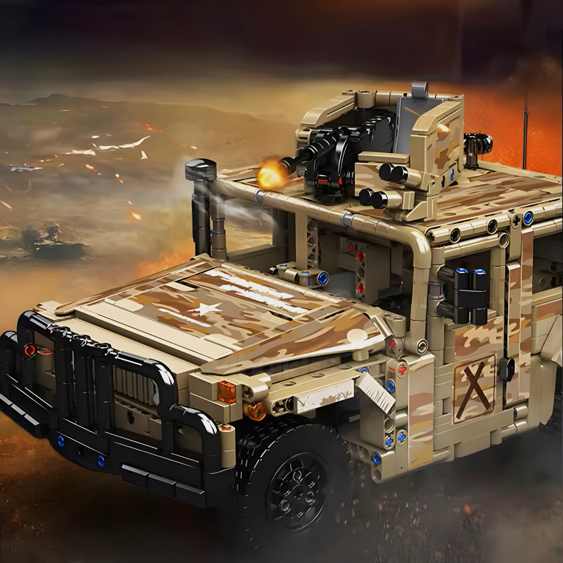 REMOTE CONTROLLED TRACKED OFF ROADER | 2094PCS