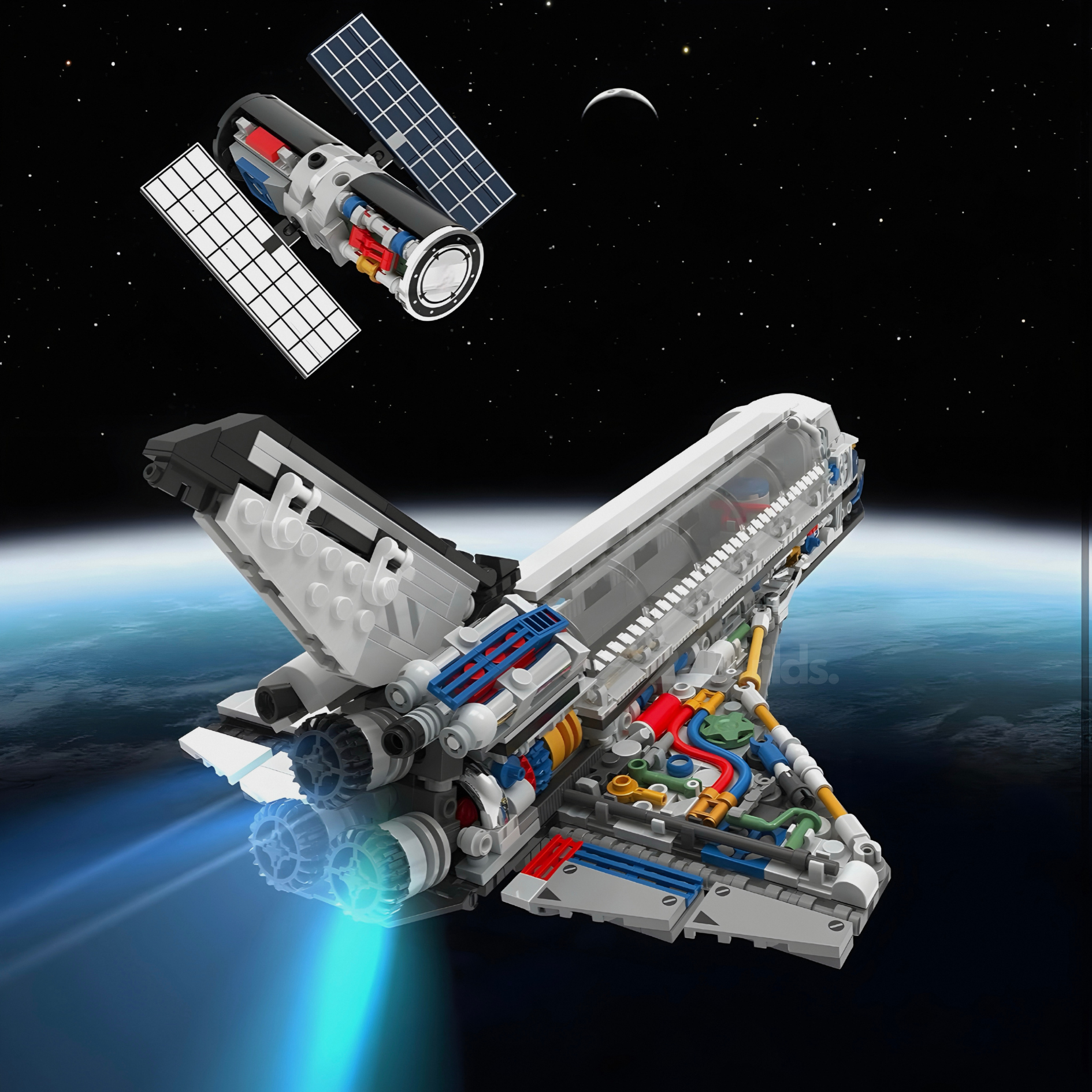 SPACE SHUTTLE DISCOVERY | 956PCS
