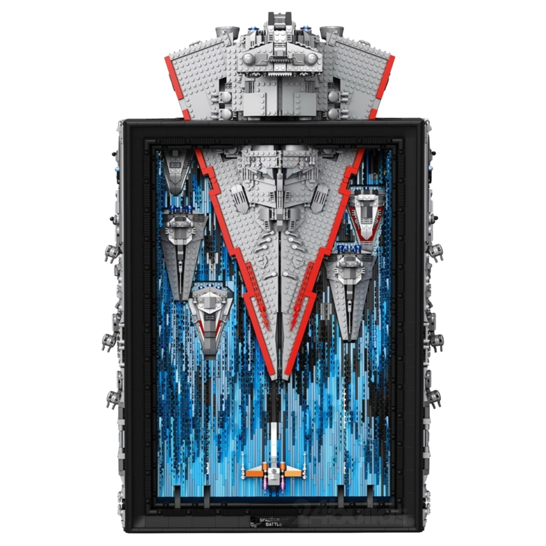 GALACTIC WARSHIP BRICK ART | 5968PCS